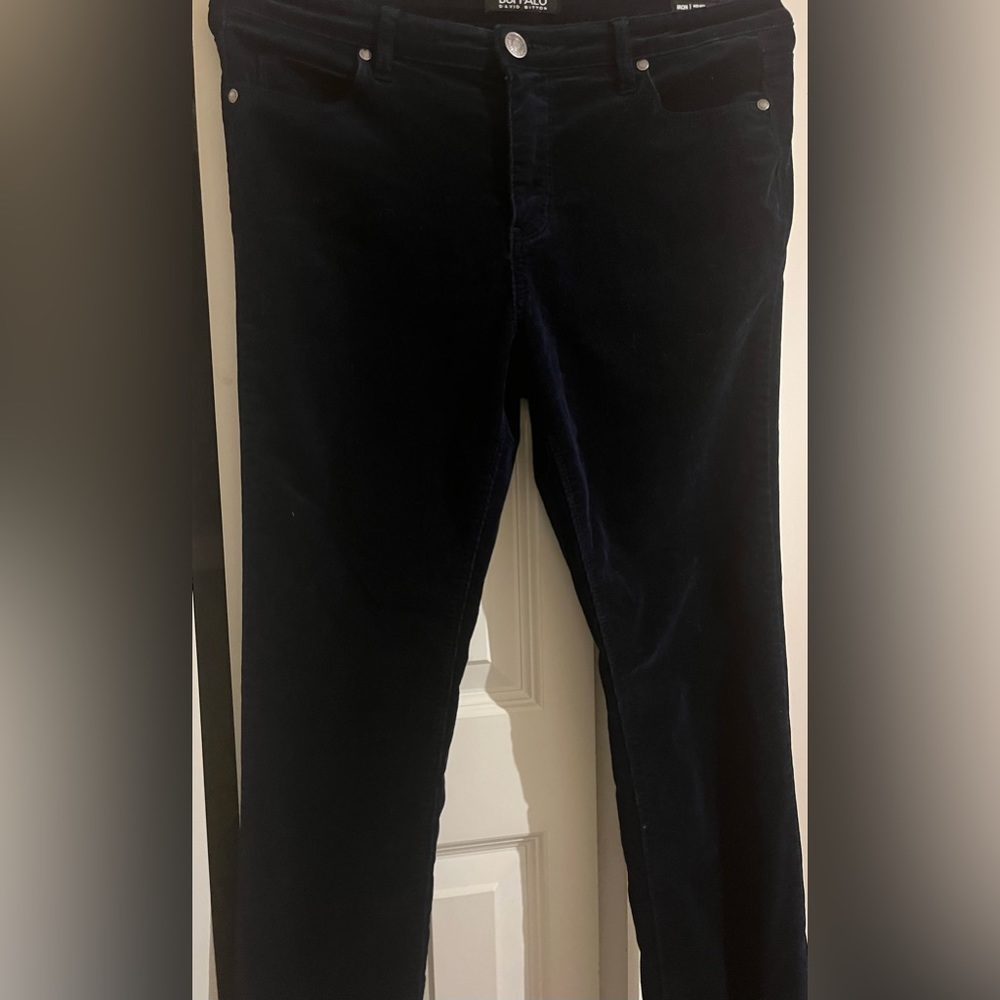 Buffalo David Bitton Navy Corduroy Pants Size 10